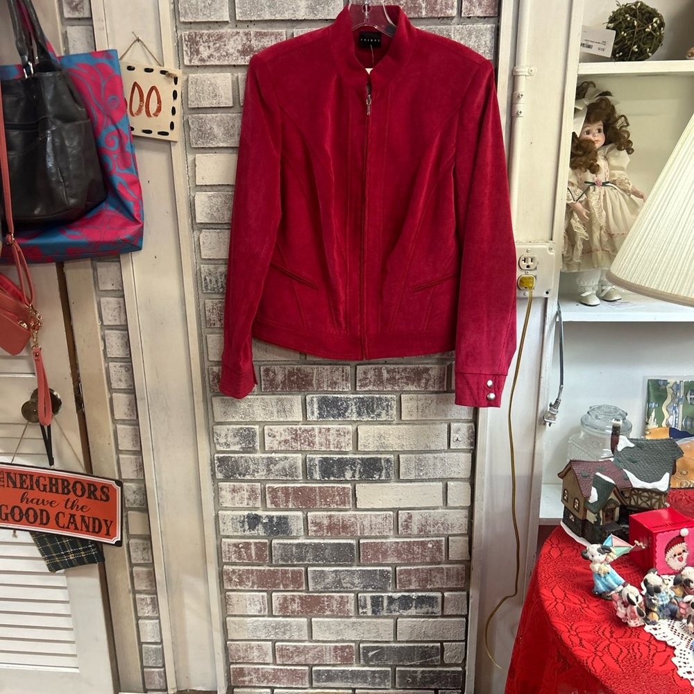 🛍️ Tribal ladies size S red Blazer